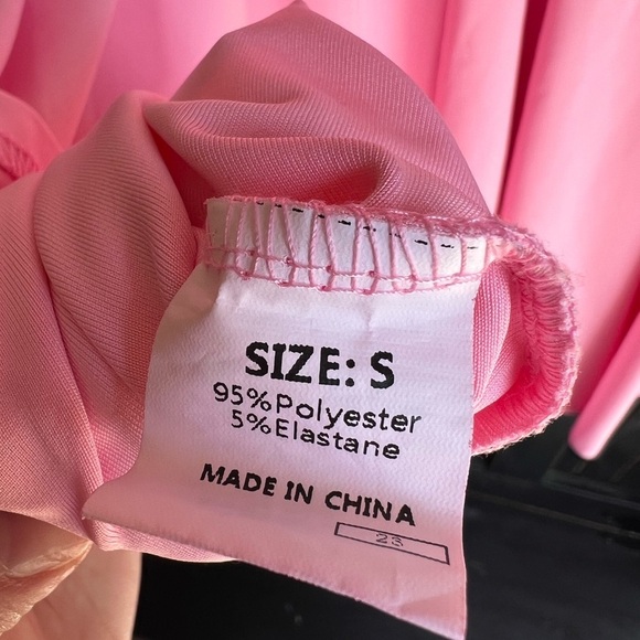 PRETTYGARDEN Pink Flowy Wrap Dress | Midi Length, V-Neck, Fit & Flare - Picture 6 of 6